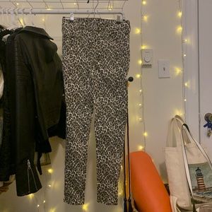 American Eagle Cheetah Printed Skinny Jeans